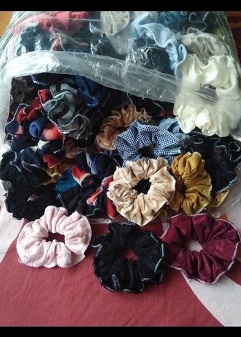 Kadın Çok Renkli Elastik Saç Tokası Seti