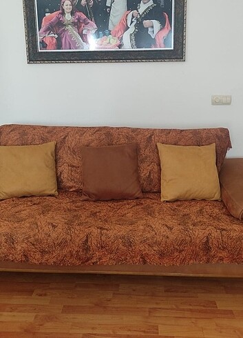 Kiremit rengi koltuk örtüsü 