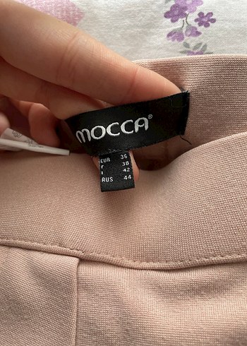 Bej Kumaş Kadın Pantolon - Görsel 3