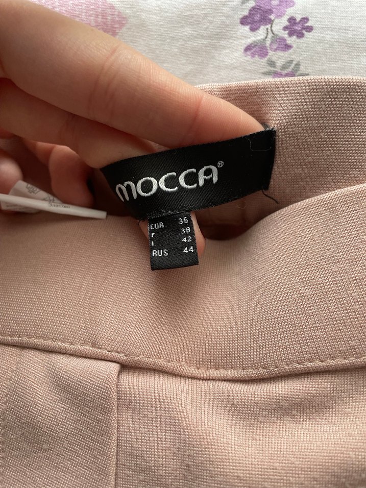 Bej Kumaş Kadın Pantolon - Görsel 3