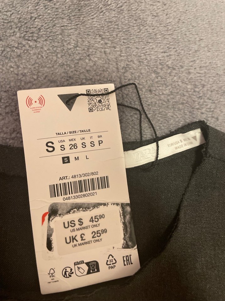 zara mini elbise - Görsel 2