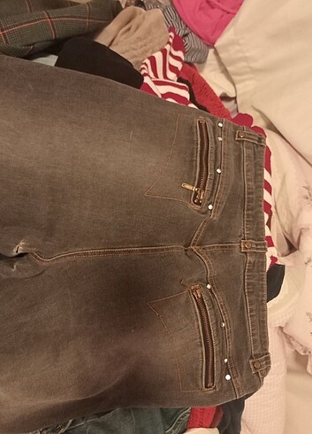 46 Beden Y2K yıldızlı pantalon
