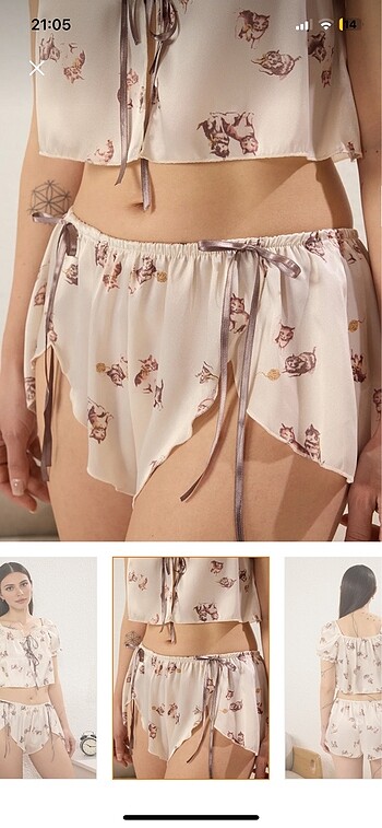 38 Beden aşırı feminen bi pijama takımı