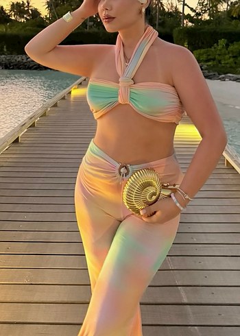 Sagaza crop - pantolon takım - Görsel 2