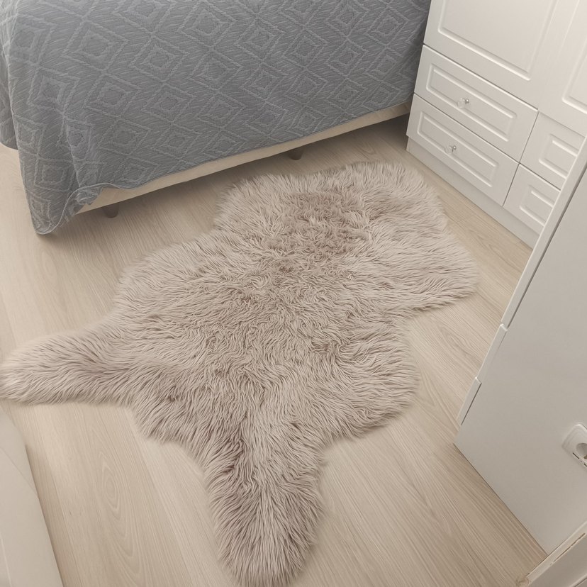 pudra yumuşak peluş halı - Görsel 2
