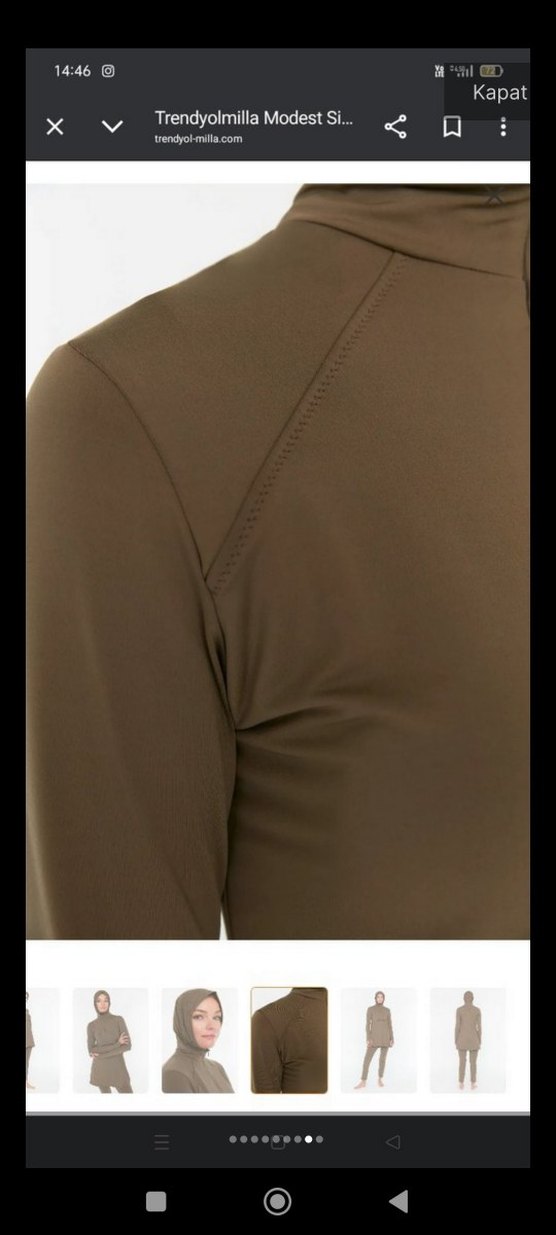 Bej Uzun Kollu haşemo 38 beden - Görsel 5