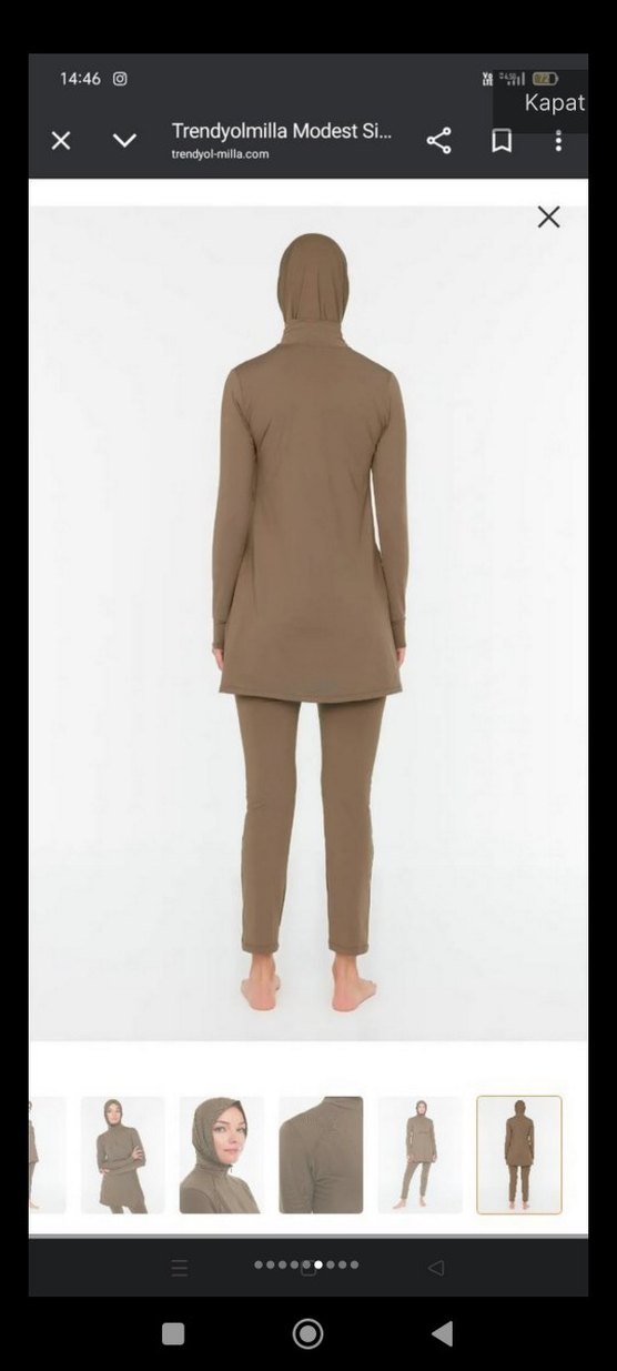 Bej Uzun Kollu haşemo 38 beden - Görsel 4