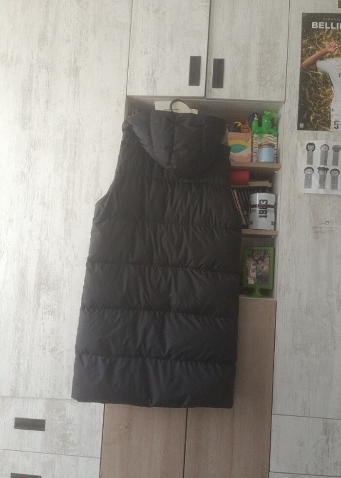 Şişme uzun yelek L beden  - Görsel 3