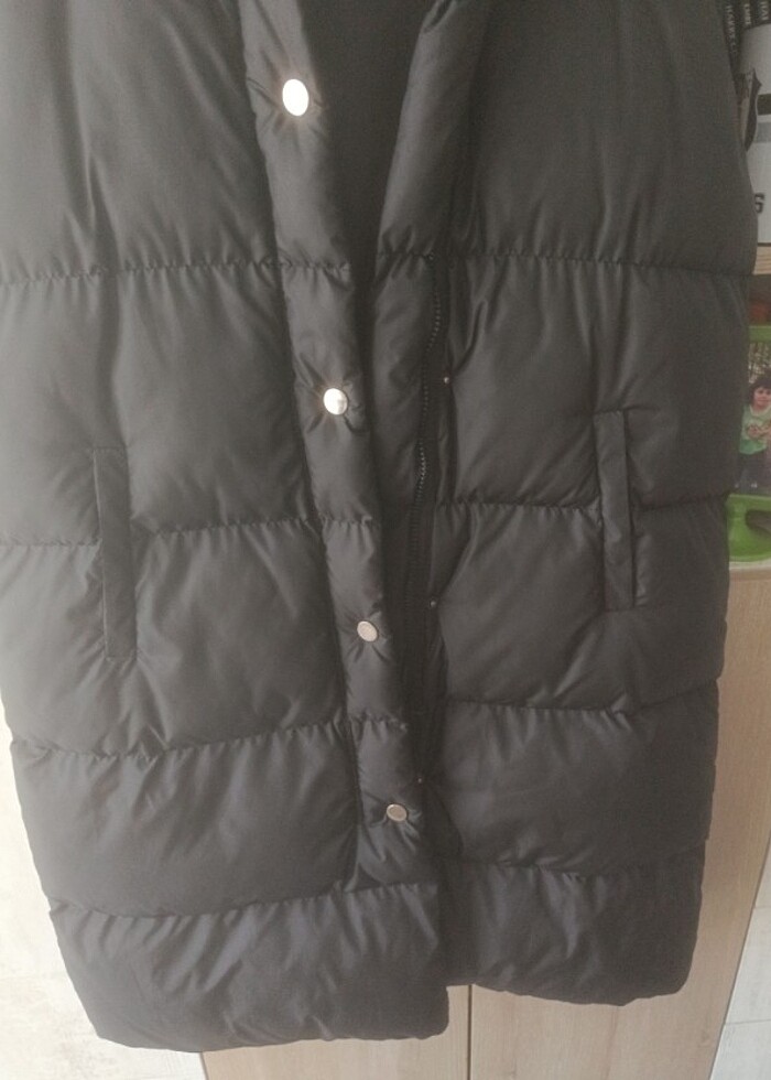 Şişme uzun yelek L beden  - Görsel 2