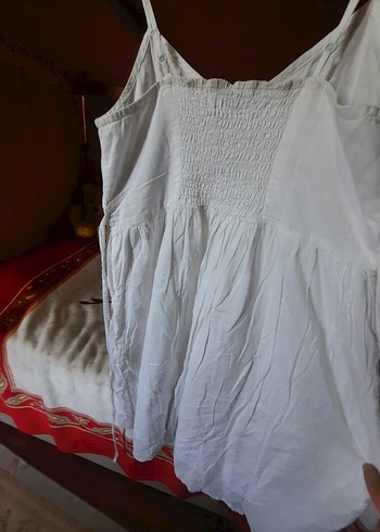 mudo Beyaz pamuk elbise - Görsel 6