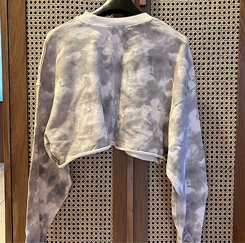 s Beden camel Renk bershka crop sweatshirt
