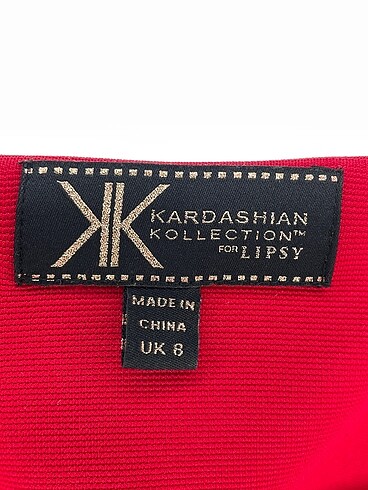 36 Beden kırmızı Renk Kim kardashian collection Kısa Elbise p İndirimli.