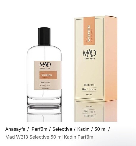 Diğer Mad parfüm W213