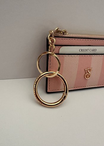 Victoria s Secret Victoria s Secret Pembe Deri Fermuarlı Kadın Cüzdanı