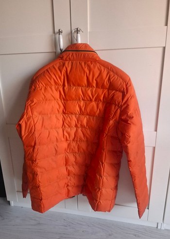 l/xl Beden turuncu Renk Parlak Turuncu Fermuarlı Erkek Mont
