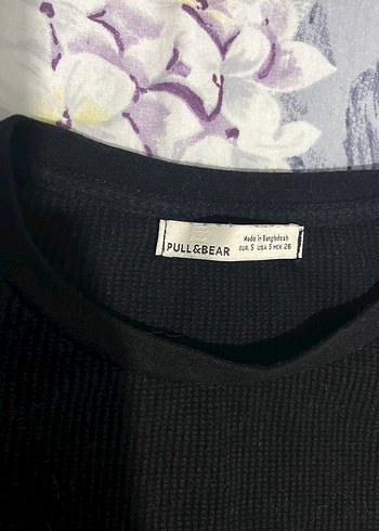 Siyah Kısa Kollu Kadın Tişört - Görsel 2