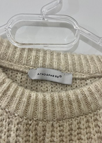 Bej Örgü Kadın Kazak - Görsel 3