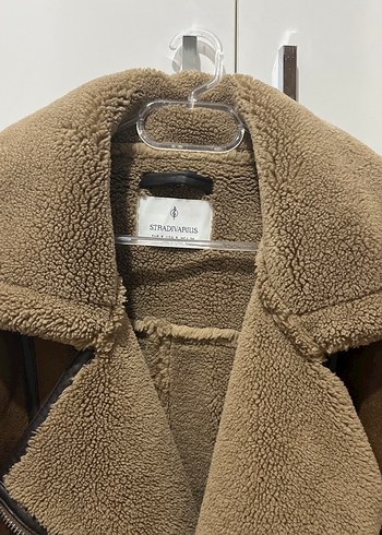 Kahverengi Süet Kadın Kışlık Ceket - Görsel 3