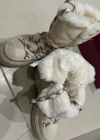 İpekyol Tüylü Platform Topuklu Kadın Bot - Görsel 4