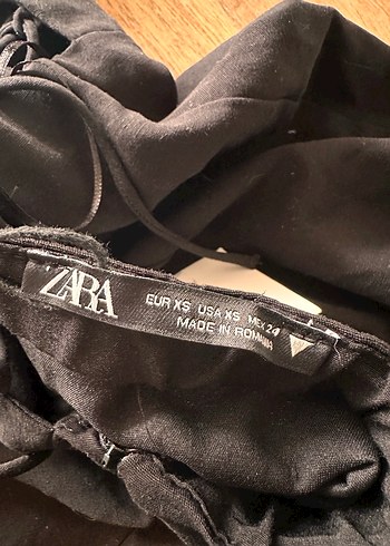 Zara Siyah Korse Detaylı Midi Elbise - Görsel 3