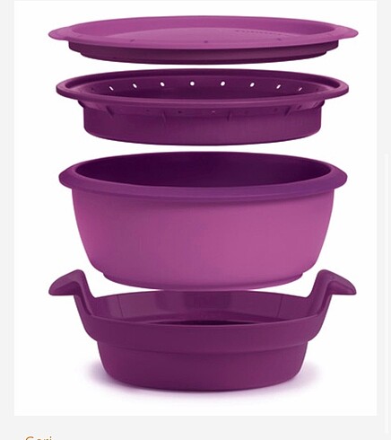 Tupperware mikrodalga tenceresi