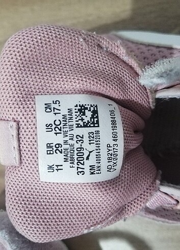 Puma Orijinal puma kız çocuk spor ayakkabısı