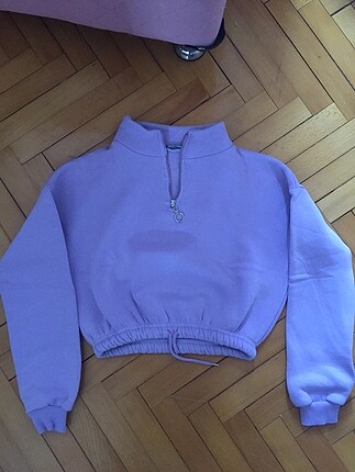 Lila kısa sweat