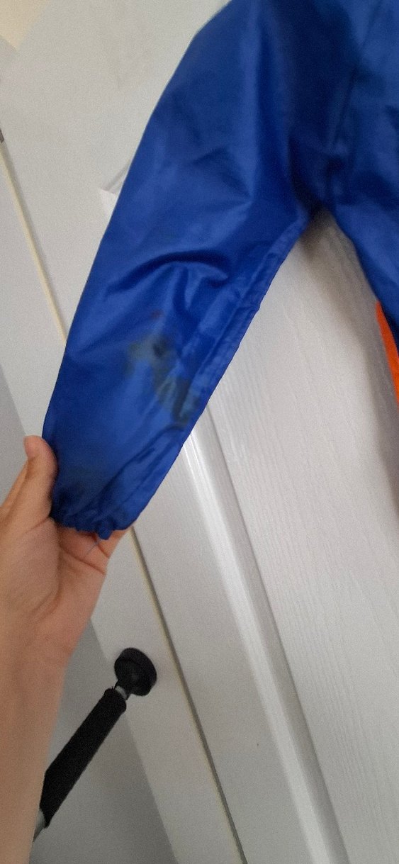 Uzun Kollu Mavi boya önlüğü - Görsel 5