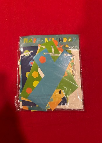 Dinozor Temalı Happy Birthday Yazısı - Görsel 2