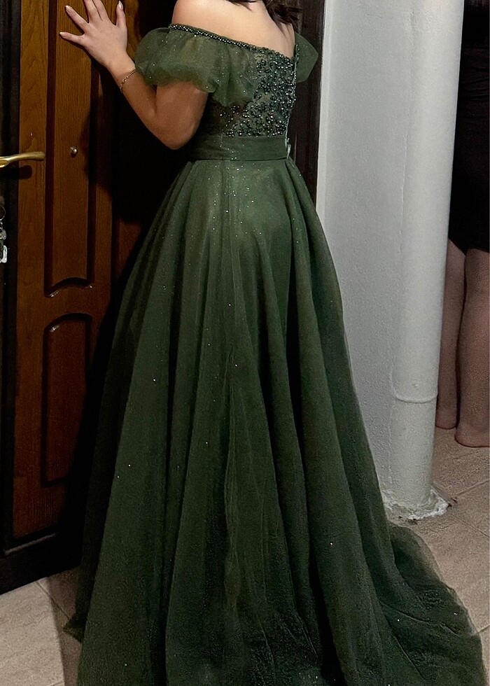 Haki renk Nişanlık & Abiye - Görsel 3