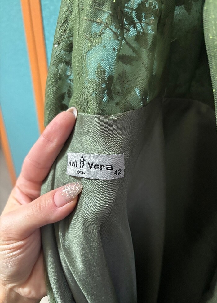 Haki renk Nişanlık & Abiye - Görsel 5