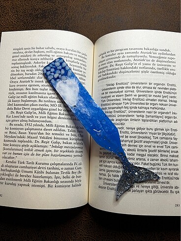 Epoksi tasarım kitap ayracı