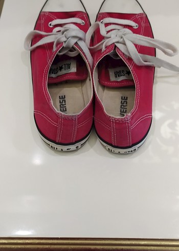 39 Beden kırmızı Renk Converse Kadın Kırmızı Chuck Taylor All Star Spor Ayakkabı