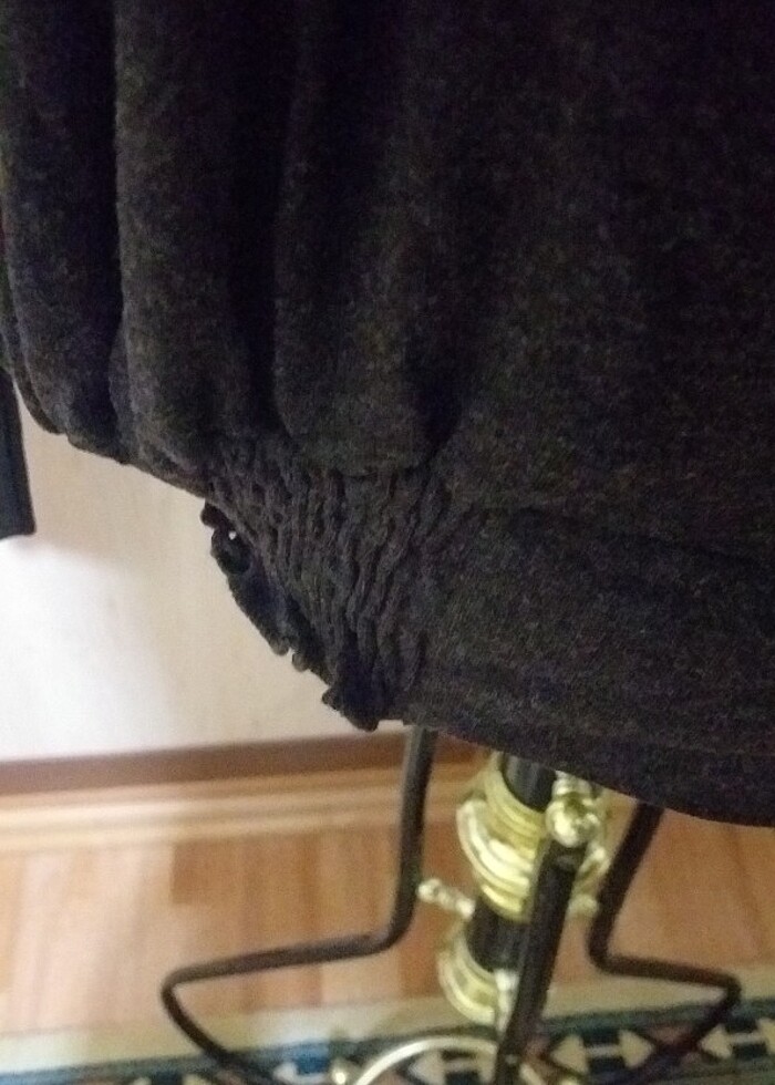 Kahverengi kalın penye bluz - Görsel 3