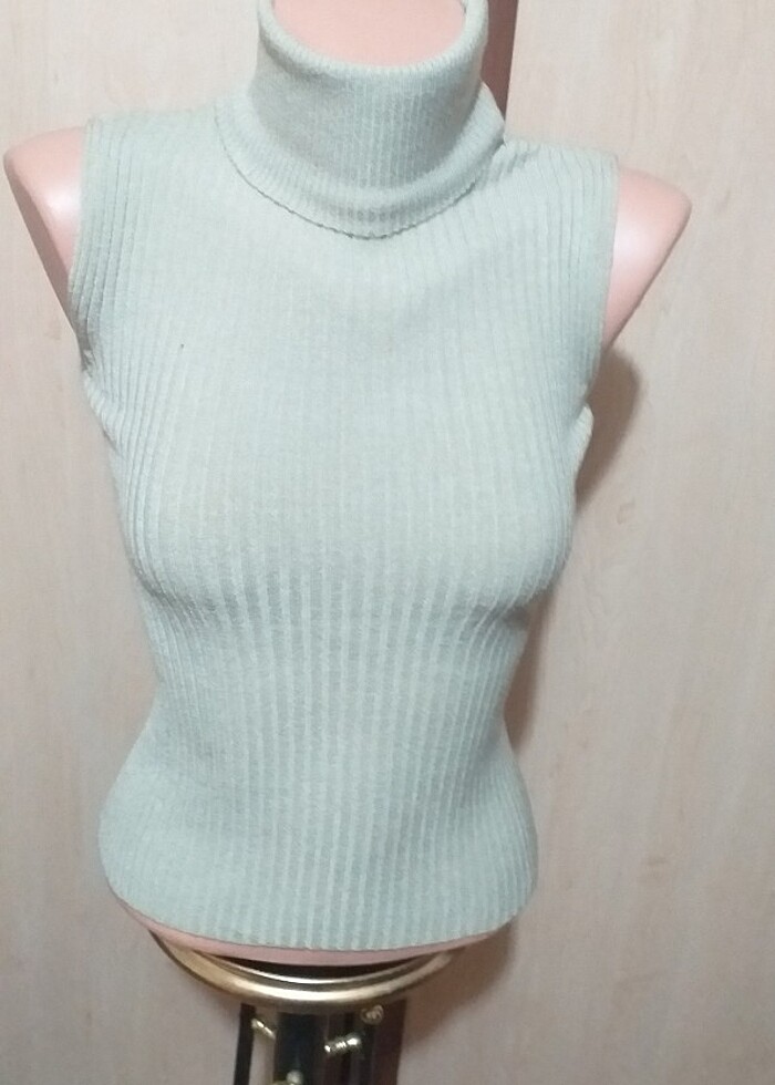 Bej renk ince triko ikili takım  - Görsel 4