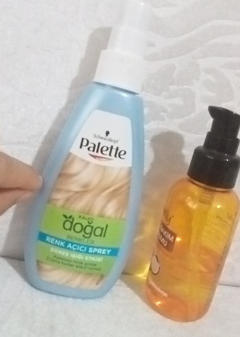  Beden Palette Doğal Renk Koruyucu Sprey ve Emily Saç Serumu