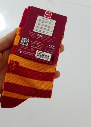 Renkli Baskılı Erkek Çorabı Taraftar - Görsel 5