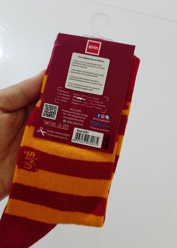 Renkli Baskılı Erkek Çorabı Taraftar - Görsel 7