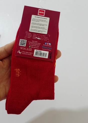 Renkli Baskılı Erkek Çorabı Taraftar - Görsel 3