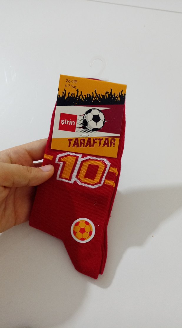 Renkli Baskılı Erkek Çorabı Taraftar - Görsel 2