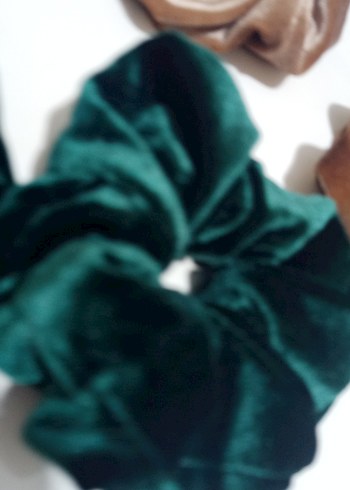 Kadife Görünümlü Elastik Bohem Saç Tokası - Görsel 3