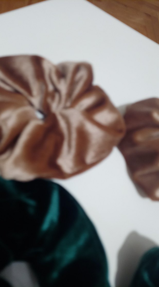 Kadife Görünümlü Elastik Bohem Saç Tokası - Görsel 5