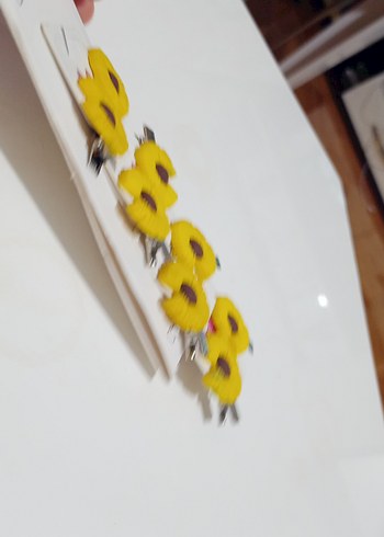 Sarı Çiçekli Çocuk Toka Seti - Görsel 7