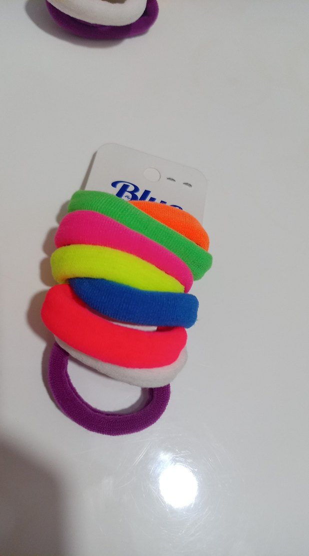 Renkli Elastik Çocuk Saç Lastiği Seti - Görsel 2