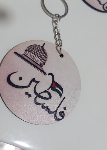 Renkli Zincir Detaylı Kadın Anahtarlık - Görsel 2