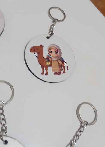 Renkli Zincir Detaylı Kadın Anahtarlık - Görsel 5