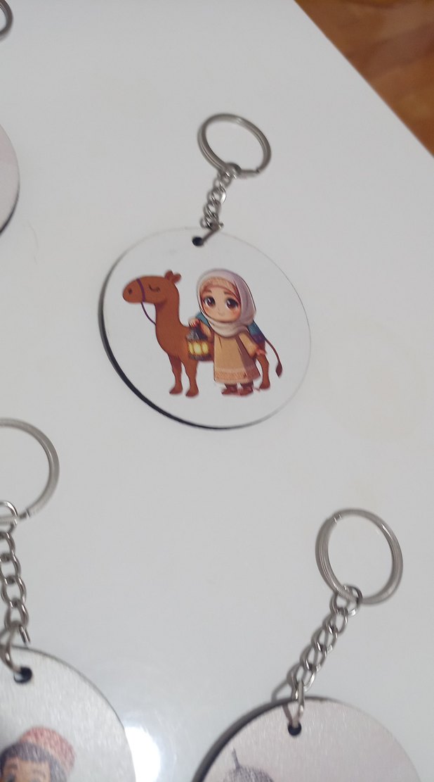 Renkli Zincir Detaylı Kadın Anahtarlık - Görsel 5