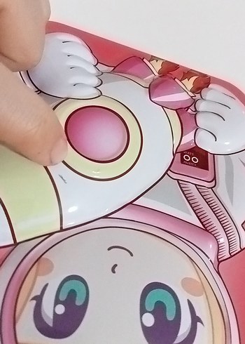 Renkli Pembe Astronot kumbara - Görsel 18