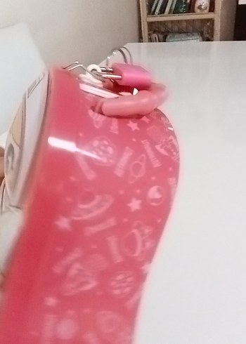 Renkli Pembe Astronot kumbara - Görsel 6