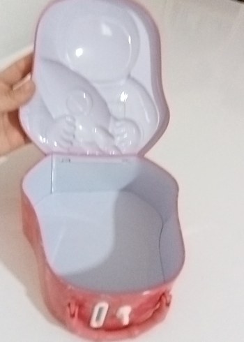 Renkli Pembe Astronot kumbara - Görsel 19